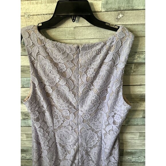 Women’s Ivanka Trump Dress Floral Lavender Purple Plus Size 16 - Picture 16 of 16